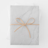 エレガント白クラシック大理石 ラッピングペーパーシート (インサイチュ)