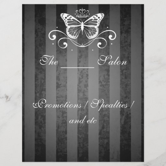 エレガント白王室の蝶 チラシ (正面)