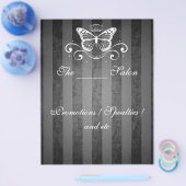 エレガント白王室の蝶 チラシ (シングル)