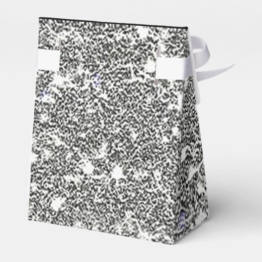 エレガント白黒の文様の好意ボックス フェイバーボックス (裏面サイド)