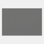 エレガント白黒アールヌーボーヴィンテージフローラ ラッピングペーパーシート (正面3)