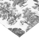 エレガント白黒ウマ素朴ントワール テーブルクロス (アングル)