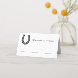 エレガント白黒クラシックレースパーティー プレイスカード