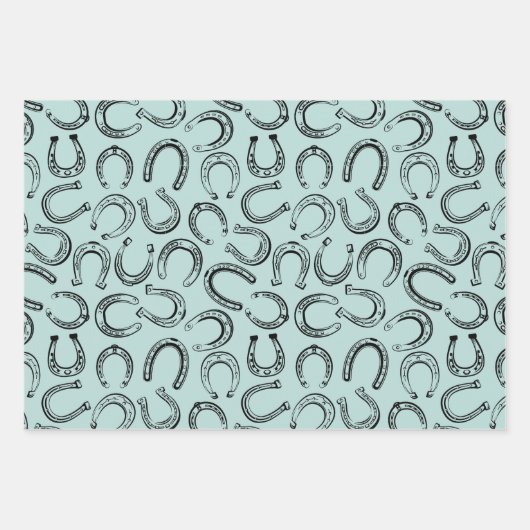 エレガント白黒クラシックレースパーティー ラッピングペーパーシート (正面3)