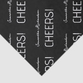 エレガント白黒スクリプト名 薄葉紙 (詳細)