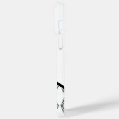 エレガント白黒パターガーリーン金ゴールドグリッター Case-Mate iPhoneケース (裏面 / 左)