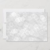 エレガント白黒モダンクリスマス 招待状 (裏面)