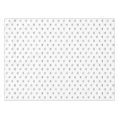 エレガント白黒モノグカスタムラムイニシャルシック テーブルクロス (正面(横))