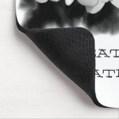 エレガント白黒ラン水絵を描色 マウスパッド (コーナー)