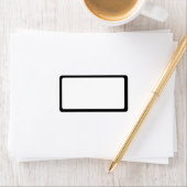 エレガント白黒住所 シール (インサイチュ)