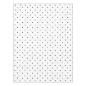 エレガント白黒幾何学模様 |三角形 テーブルクロス (正面)