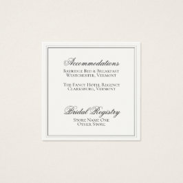 エレガント白黒結婚詳細