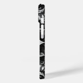 エレガント白黒華美フローラiPhoneケース Case-Mate iPhoneケース (裏面 / 左)