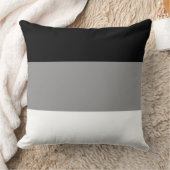 エレガント白黒装飾用クッション クッション (ブランケット)