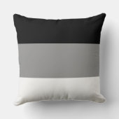 エレガント白黒装飾用クッション クッション (裏面)