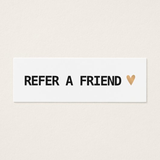 エレガント白黒金ゴールドハート参照カード (正面)