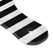 エレガント白黒金ゴールドモノグラパーソナライズされたム カッティングボード (角)