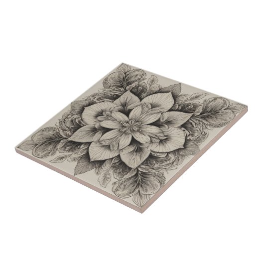 エレガント白黒 タイル (側面)