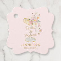 エレガント真珠とプロセッコピンク