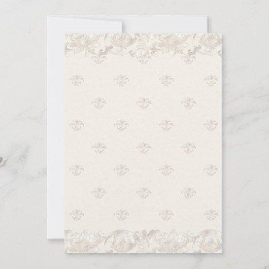 エレガント真珠30周年記念結婚ループ 招待状 (裏面)