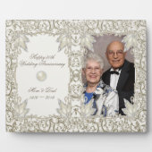 エレガント真珠30周年記念結婚写真 フォトプラーク (正面)