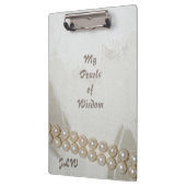 エレガント知恵の真珠スタイリッシュ クリップボード (左)