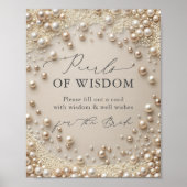 エレガント知恵ブライダルシャワー ポスター (正面)