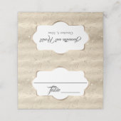 エレガント砂フェイク金ゴールドフォイル結婚ズ プレイスカード (外部開封)