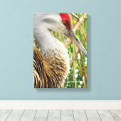 エレガント砂丘ク素晴らしレンの輪郭 キャンバスプリント (インサイチュ (ウッドフロア))