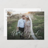 . .エレガント私たちは書道を結婚発展させた ポストカード (正面/裏面)