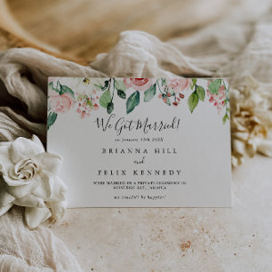 エレガント秋のフローラ駆け落ち 案内状