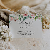 エレガント秋のフローラ駆け落ち 案内状