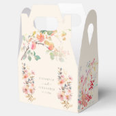 エレガント秋の水の色りんご結婚の フェイバーボックス (オープン)