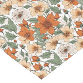 エレガント秋の葉とフローラ表のアクセント ロングテーブルランナー (コーナー)