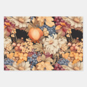 エレガント秋ハーベスタイリッシュスト ラッピングペーパーシート (正面2)