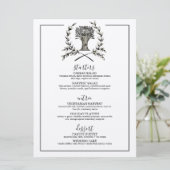 エレガント秋ハーベ結婚ストの秋ヴィンテージ メニュー (スタンド正面)