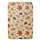 エレガント秋パターン バスマット (正面縦)