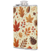 エレガント秋パターン フラスク (左)