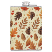 エレガント秋パターン フラスク (裏面)