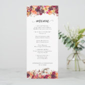 エレガント秋フローラパンプキ結婚ン メニュー (スタンド正面)