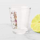 エレガント秋フローラブライダルシャワー ショットグラス (右)