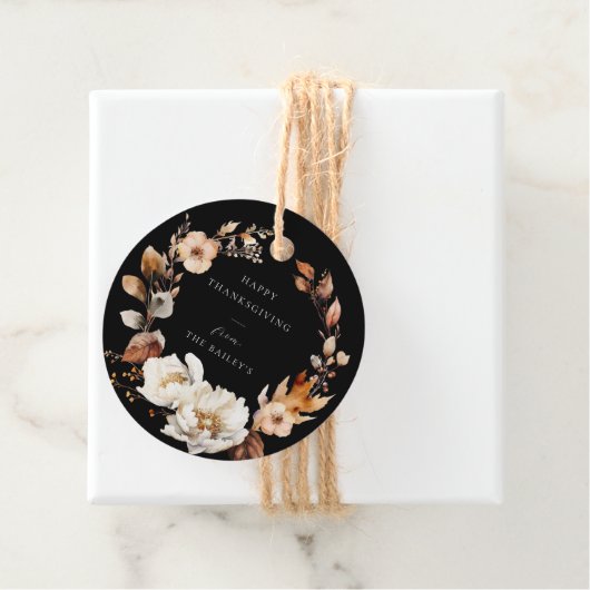 エレガント秋フローラリース フェイバータグ (インサイチュ)