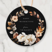 エレガント秋フローラリース フェイバータグ (正面)