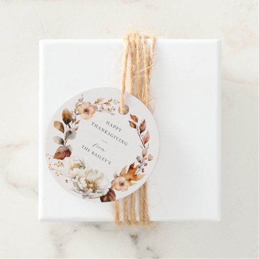 エレガント秋フローラリース フェイバータグ (インサイチュ)