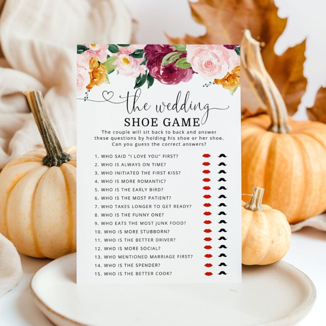 エレガント秋ブライダルザ結婚のシューゲーム (クリエイターアップロード済み)