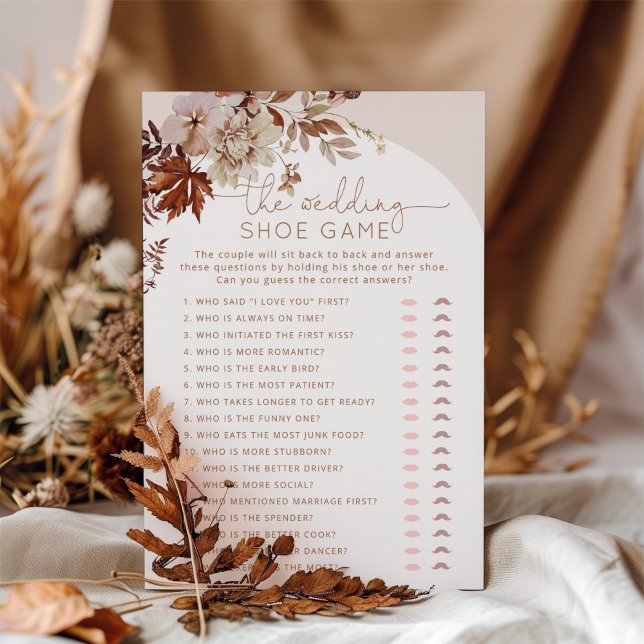 エレガント秋ブライダルザ結婚のシューゲーム (クリエイターアップロード済み)