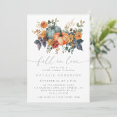 エレガント秋ブライダルシャワー 招待状 (スタンド正面)