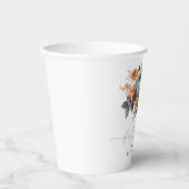 エレガント秋ブライダルシャワー 紙コップ (正面)