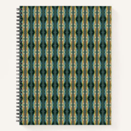 エレガント秋リーフ抽象芸術アーストライプのト ノートブック