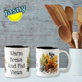 エレガント秋秋 ツートーンマグカップ